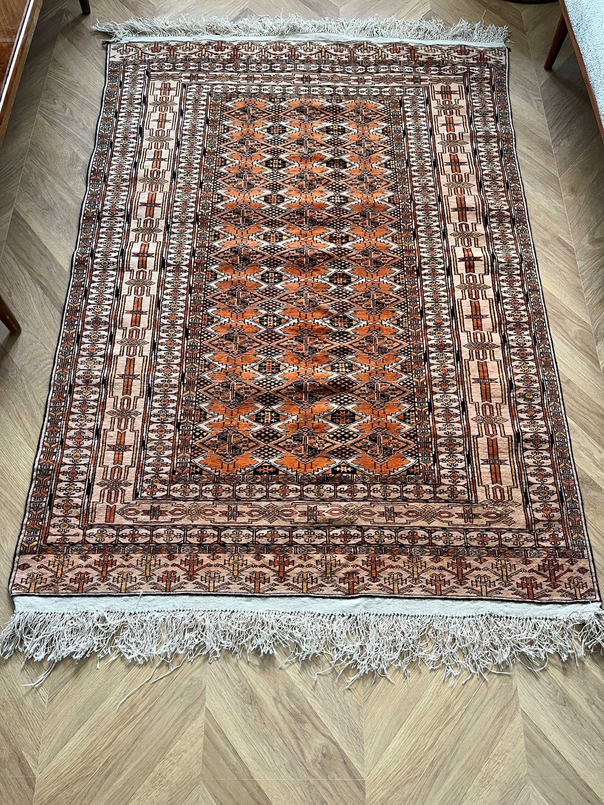 Wełniany Dywan w stylu Boho 118cm x 180cm