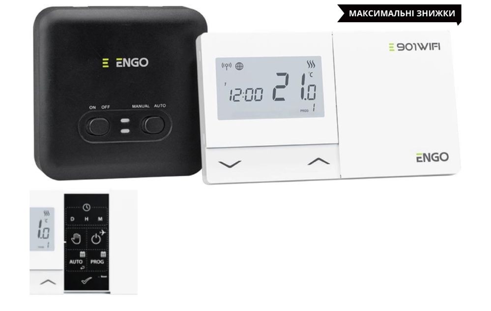 Бездротовий інтернет-терморегулятор Engo E901 WiFi