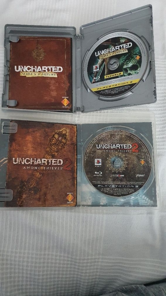 Uncharted 1 i 2 drakes fortune among thieves ps3