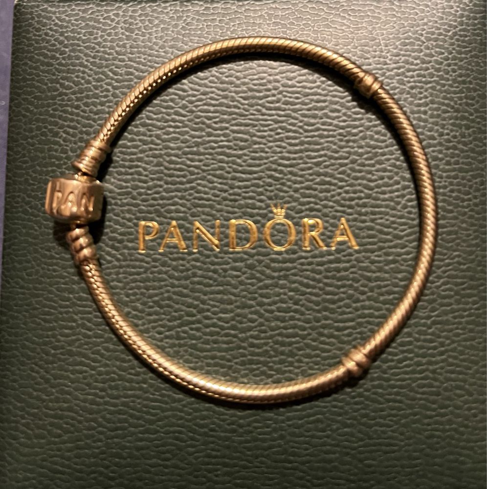 Pandora złota 585 bransoletka
