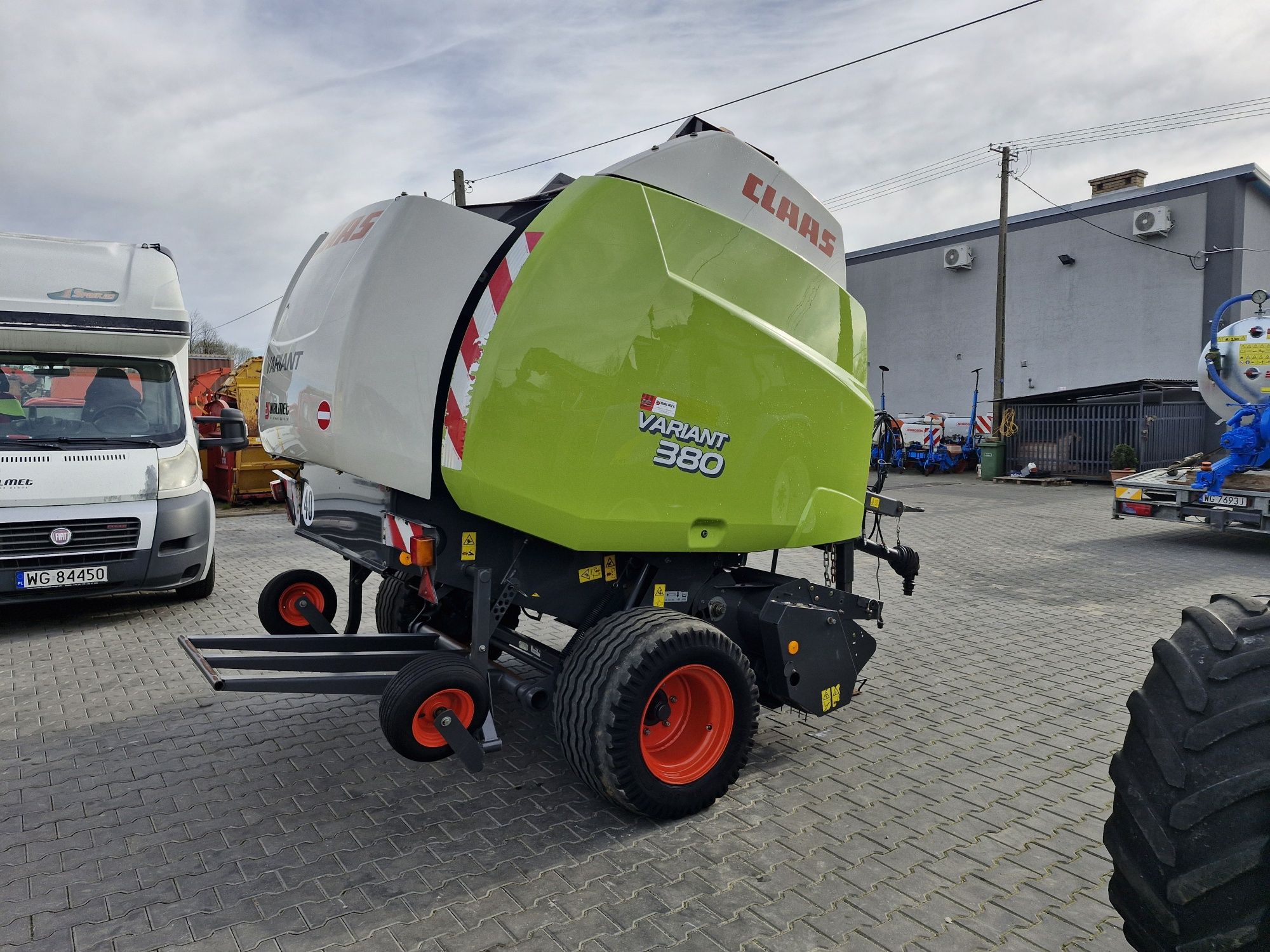 Prasa rolująca Claas Variant 380 Siatka Sznurek Rotor