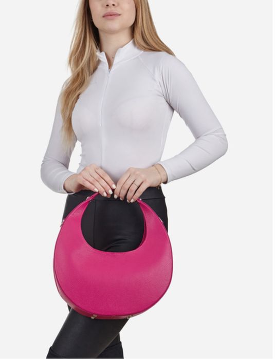 Сумка-шопер жіноча шкіряна Regina Notte Фуксія