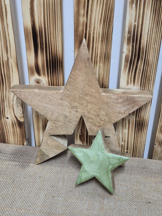 Gwiazdka świąteczna z drzewa 2 w 1