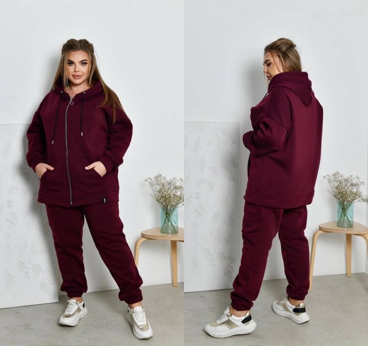 Жіночий теплий зимовий спортивний костюм 52-54