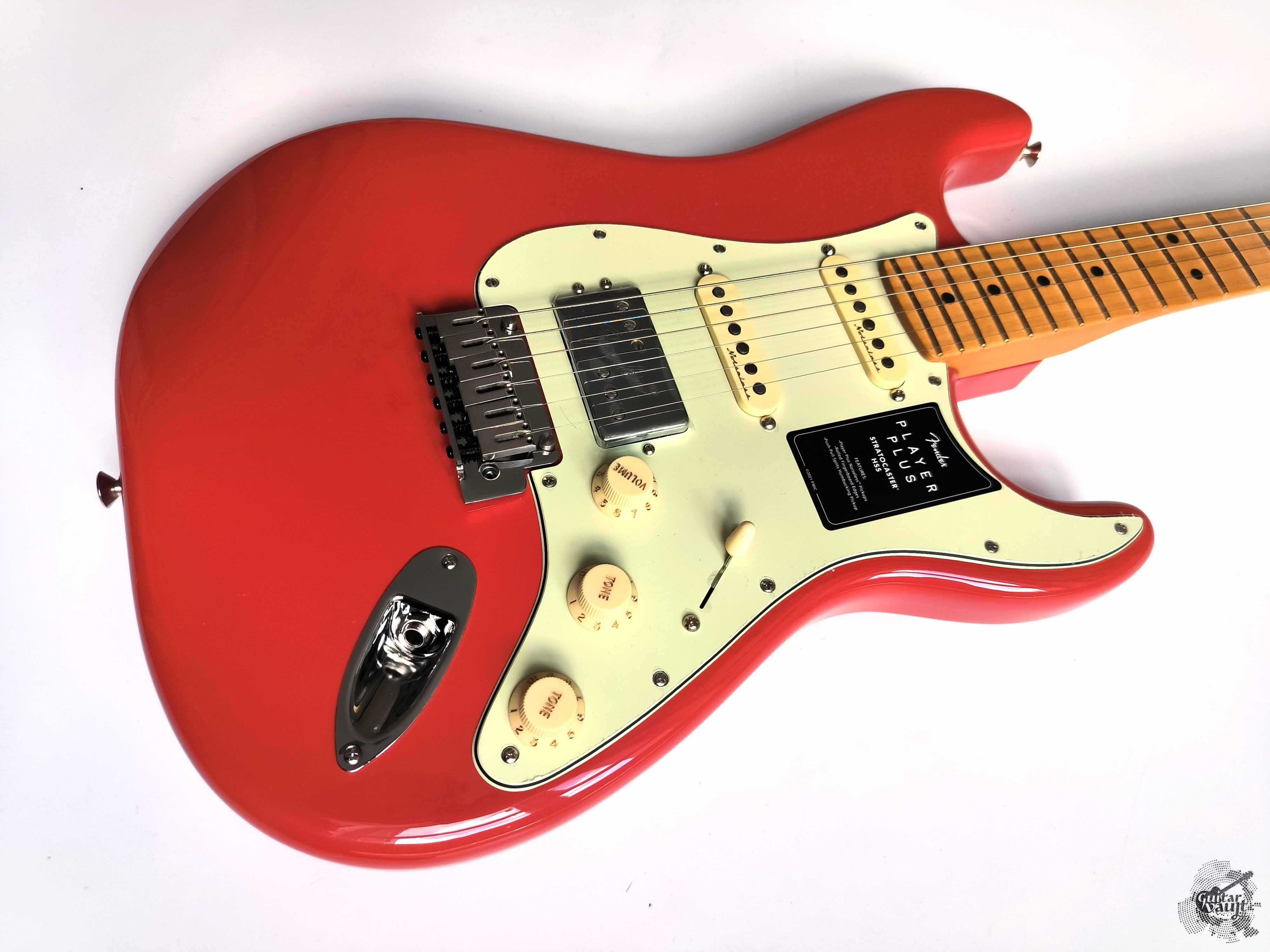Новий Fender Player Plus HSS Stratocaster w/Noiseless '2023 Fiesta Red