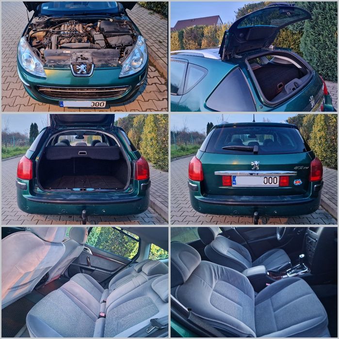 Peugeot 407 3.0 211KM LPG, AUTOMAT, Kombi, FULL OPCJA! GAZ do 2030r