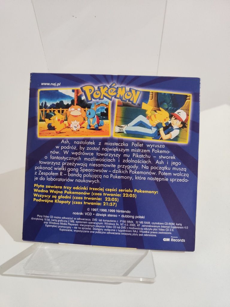 Pokemon 3 odcinki z serii 3 Wodna wojna pokemonów, Wszyscy są VCD