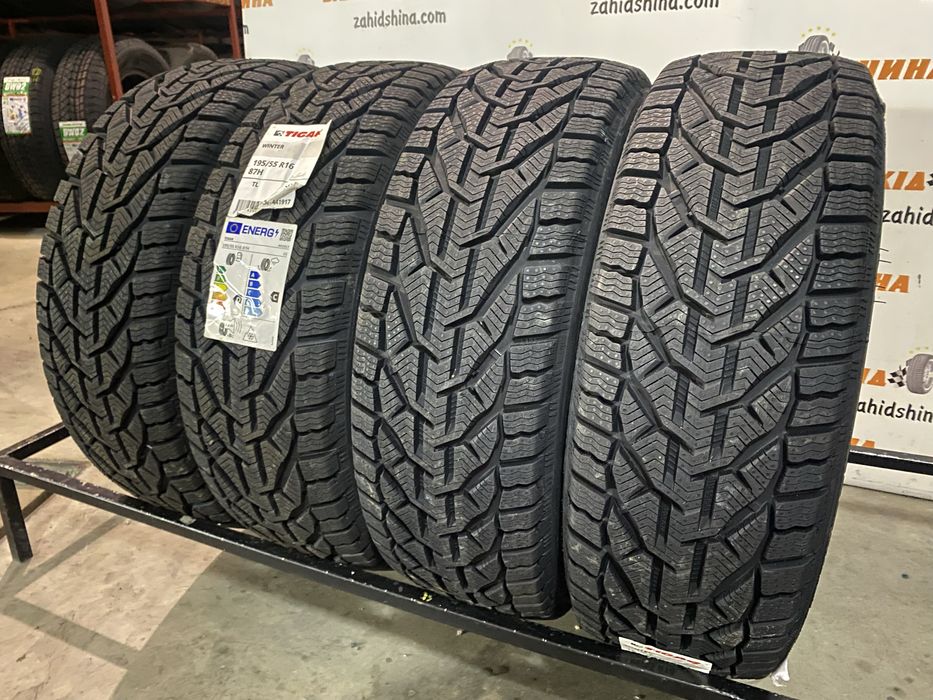 Нові 195/55R16 Tigar Winter 87H зимові шини (2024 рік)