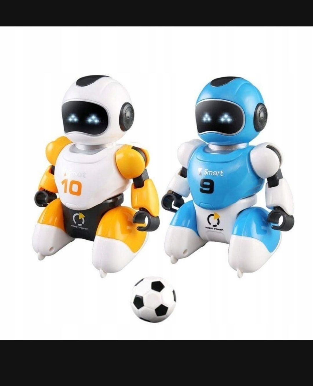 2 Roboty Knabo grające w piłkę nożną sterowane