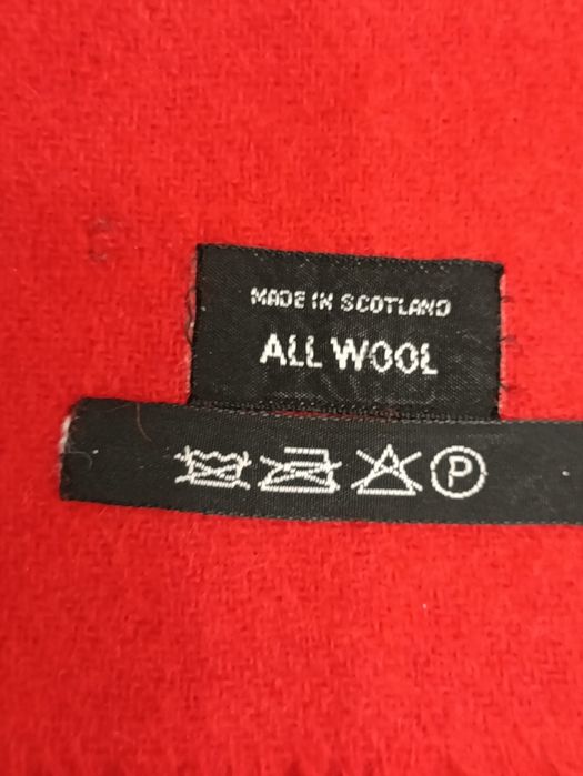 Шарф шерстяной Scotland 135/30см винтаж