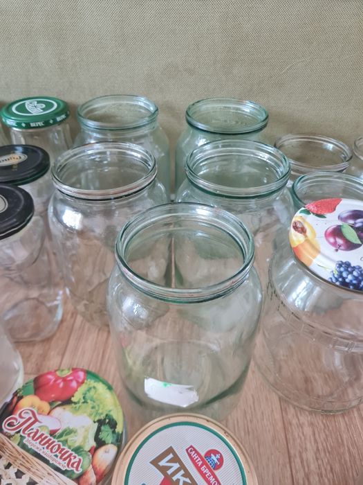 Банки, 30 шт, 1 л, 0.5 л, 0.32, 0.43