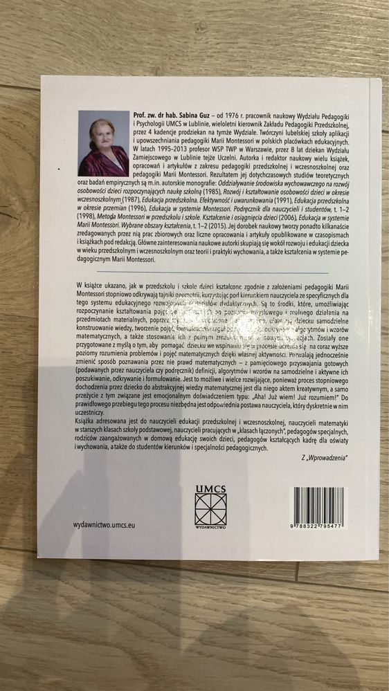 Kształcenie geometryczne w systemie marii montessori  Sabina Guz