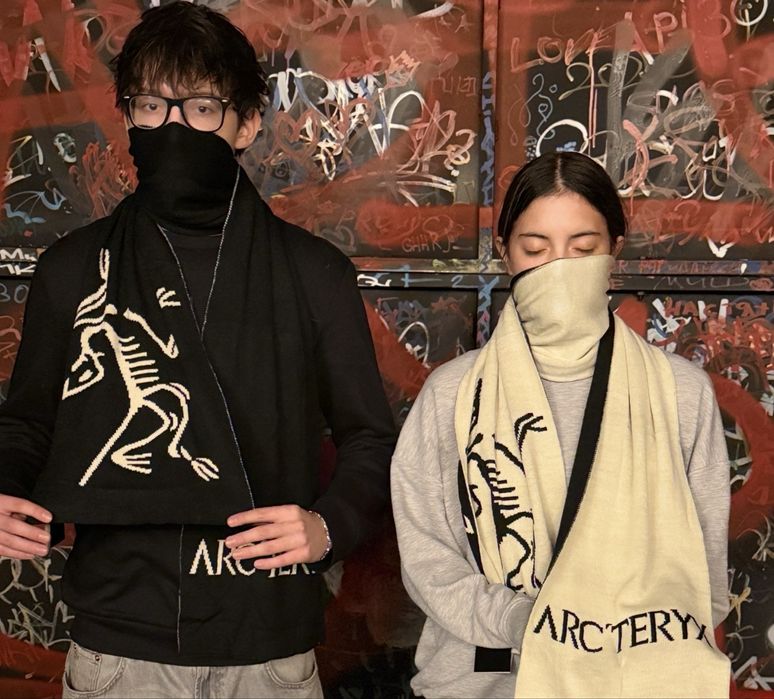 Шарф Arcteryx black/white