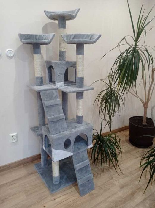 Drapak dla kota NOWY wysoki XXL 170CM wieża domek budka legowisko