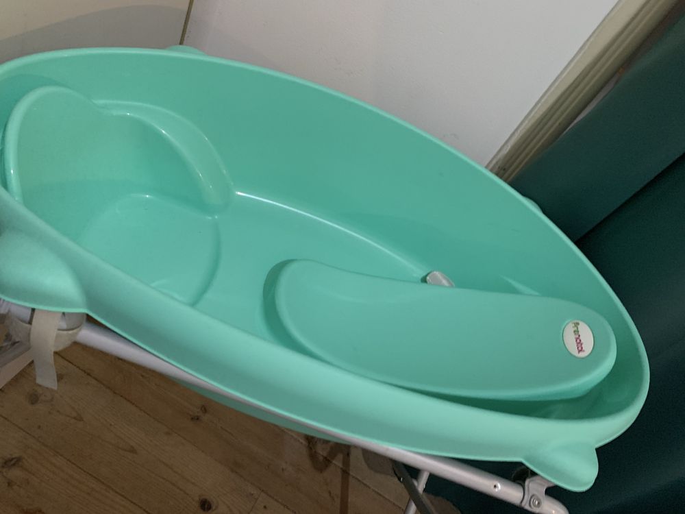 Banheira prenatal com suporte