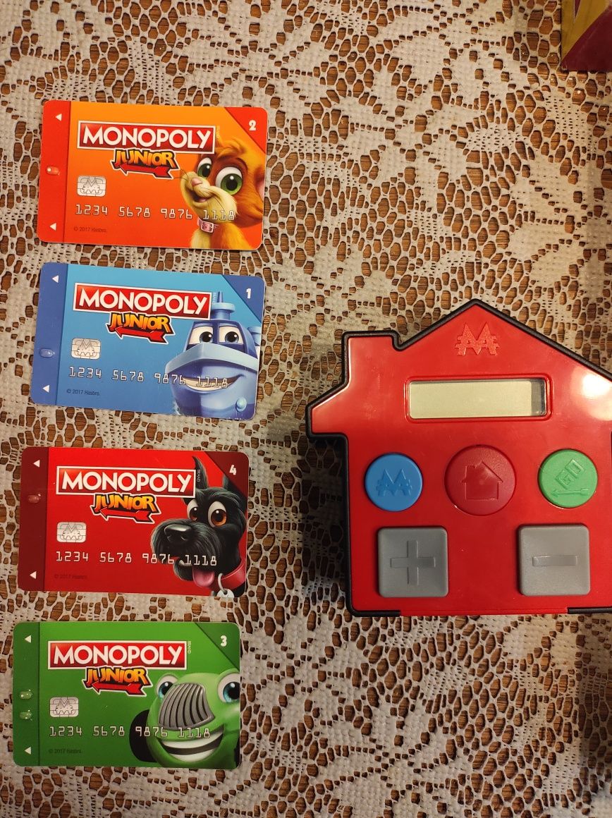 Gra planszowa Hasbro Monopoly Junior Electronic Banking