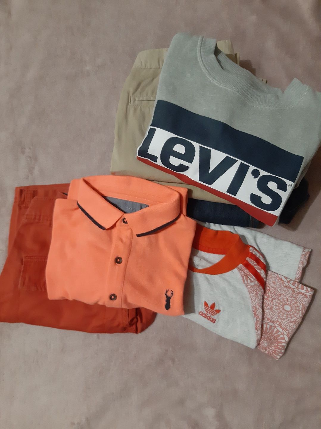 400грн за все_одяг для хлопця 8-9 років_next, levis, adidas