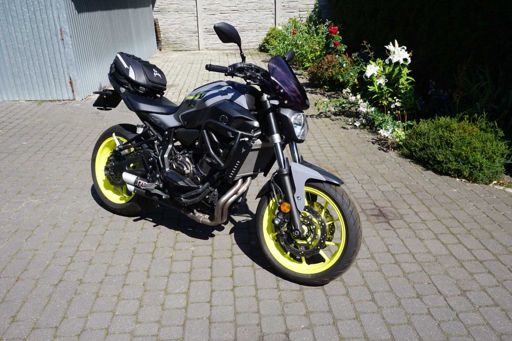 Yamaha MT 07 2017 ABS Polski Salon Nowe Opony IXIL Sakwy Dodatki