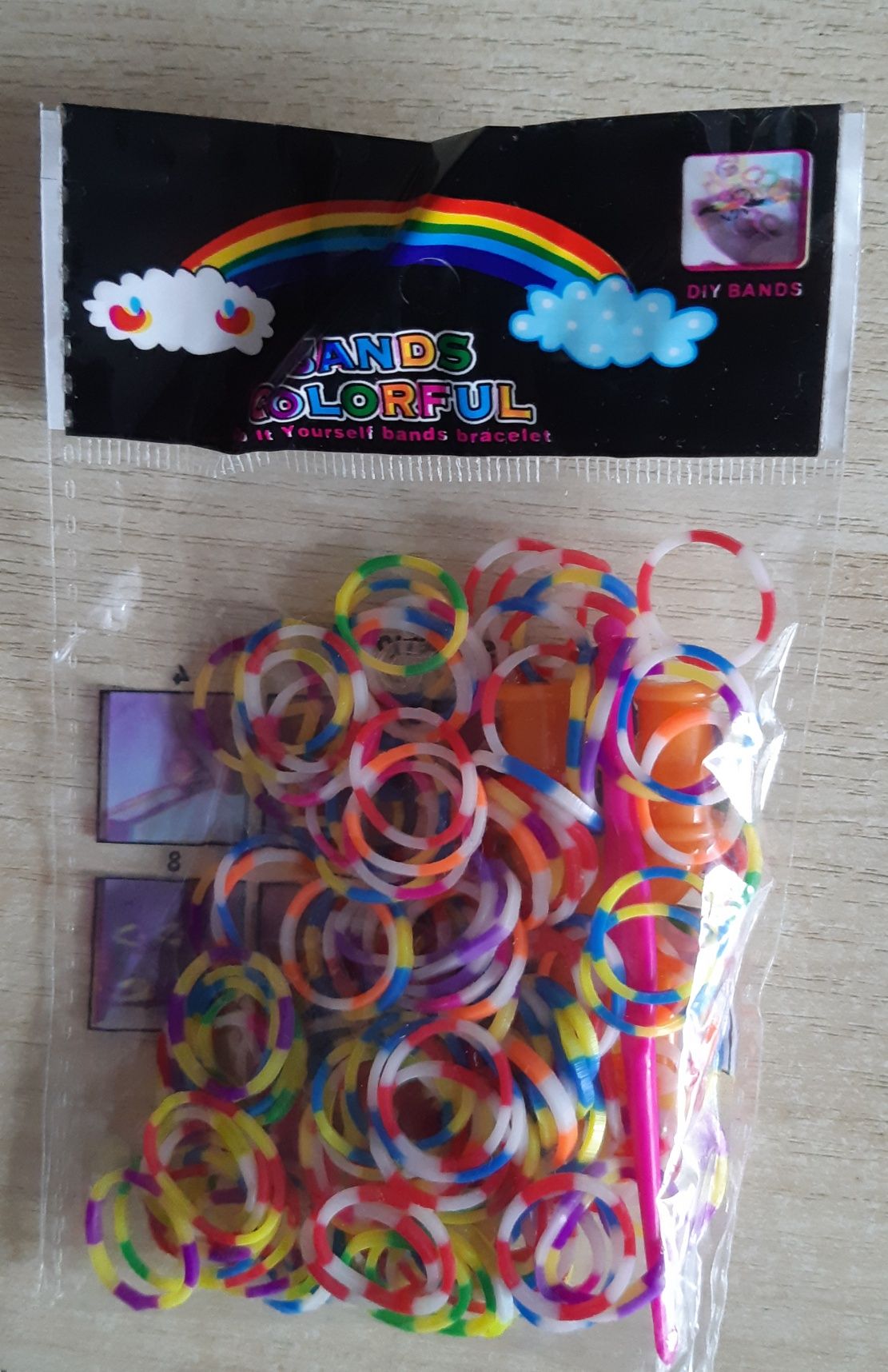 Loom bands gumki wielokolorowe 2 opakowania