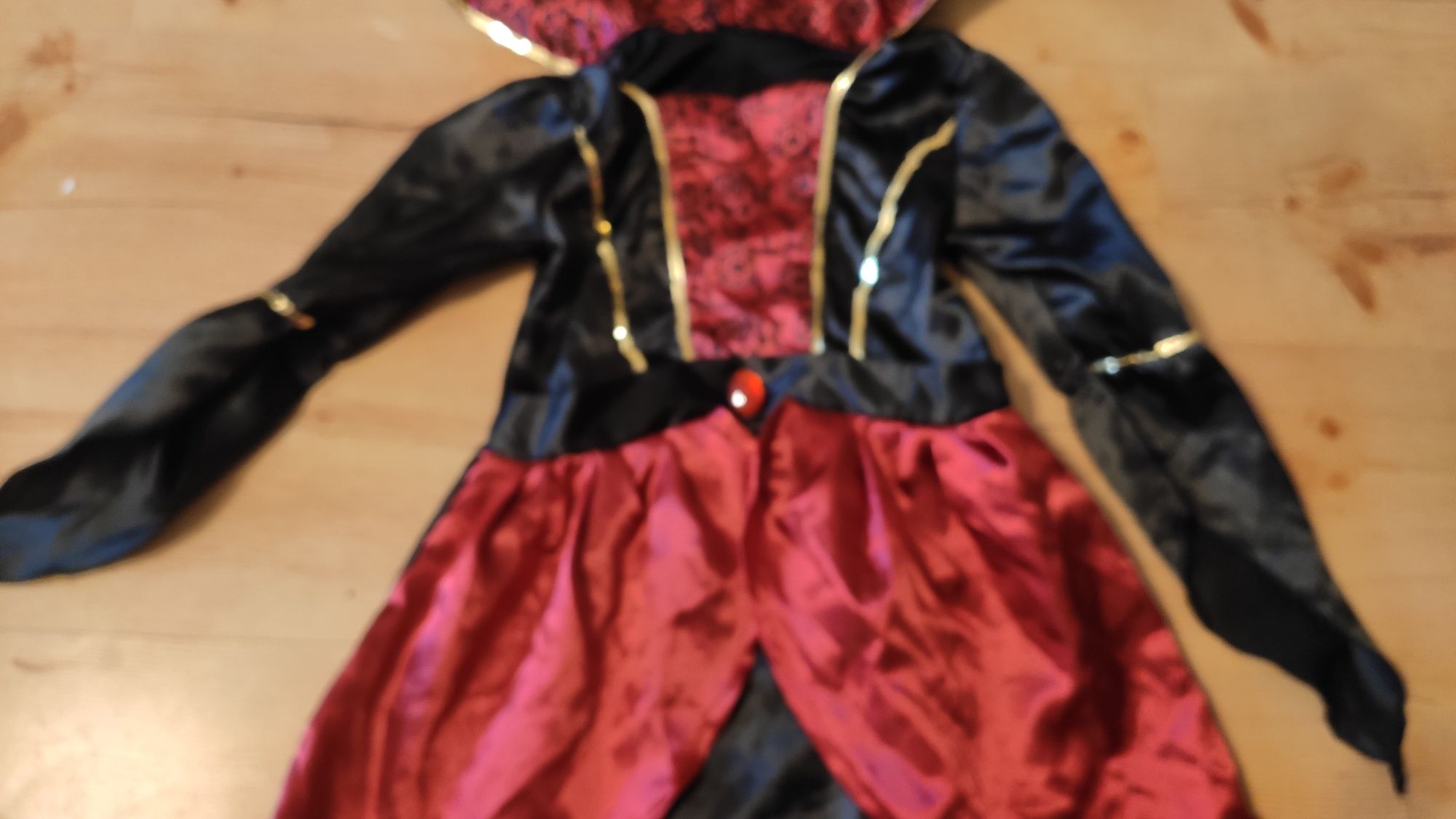 Czarownica czarodziejka strój sukienka przebranie bal halloween 116