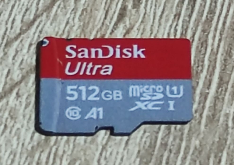 Cartão SanDisk Ultra 512Gigas com adaptador!