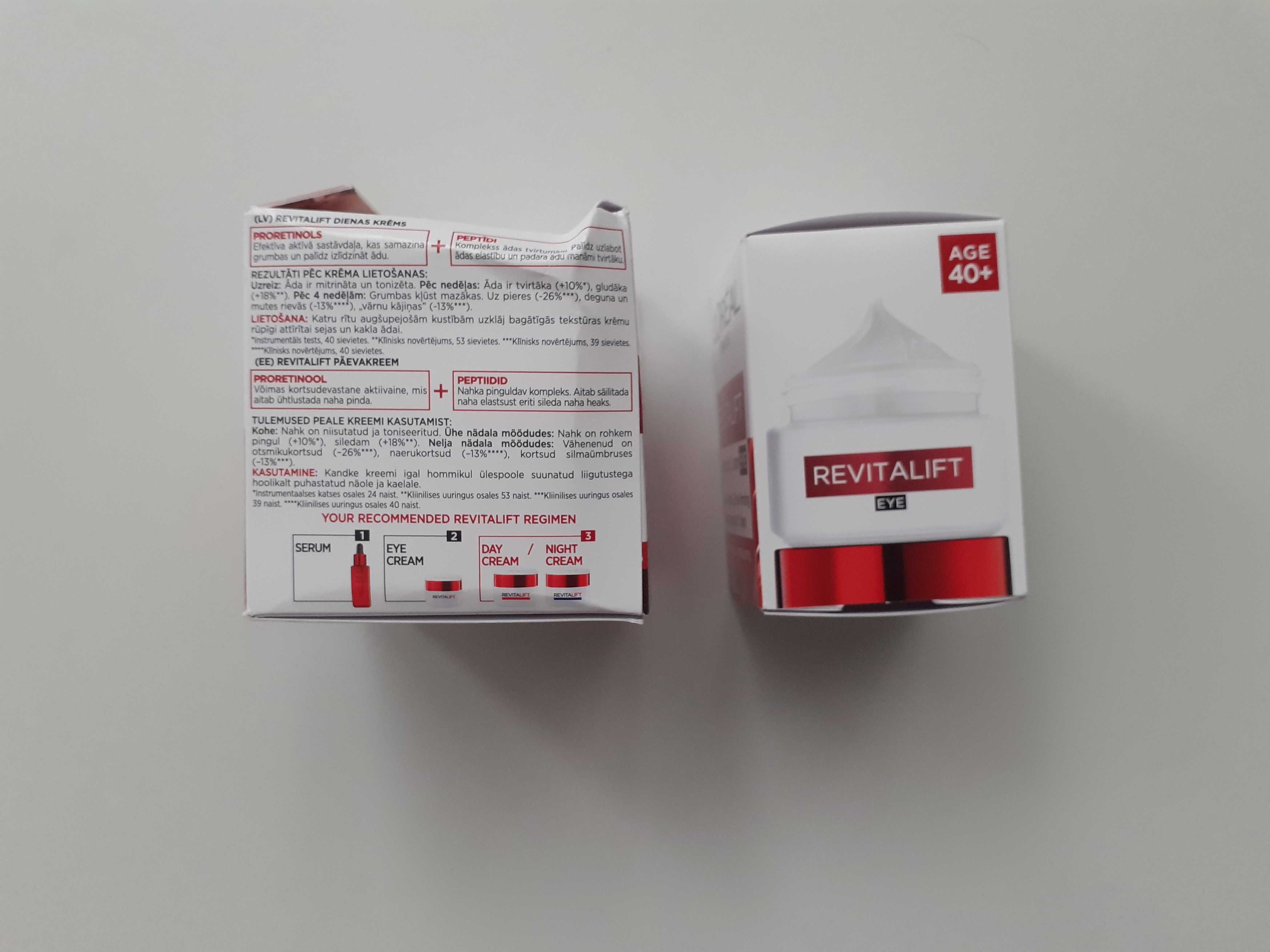 L'Oreal Revitalift 2 kremy przeciwzmarszczkowe - na dzień i pod oczy