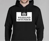 Мужское худи Weekend Offender черная Викенд оффендер кофта подарок