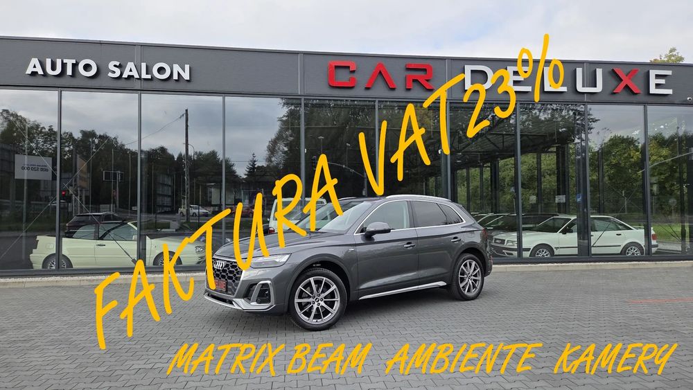 Audi Q5 FV 23% / 367 PS / QUATTRO / MATRIX / PANORAMA / Virtual / Skóra / Hak