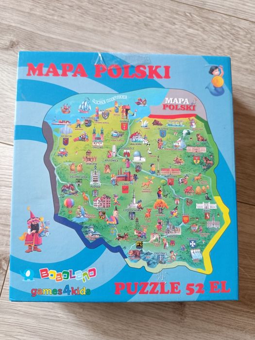 Puzzle mapa Polski