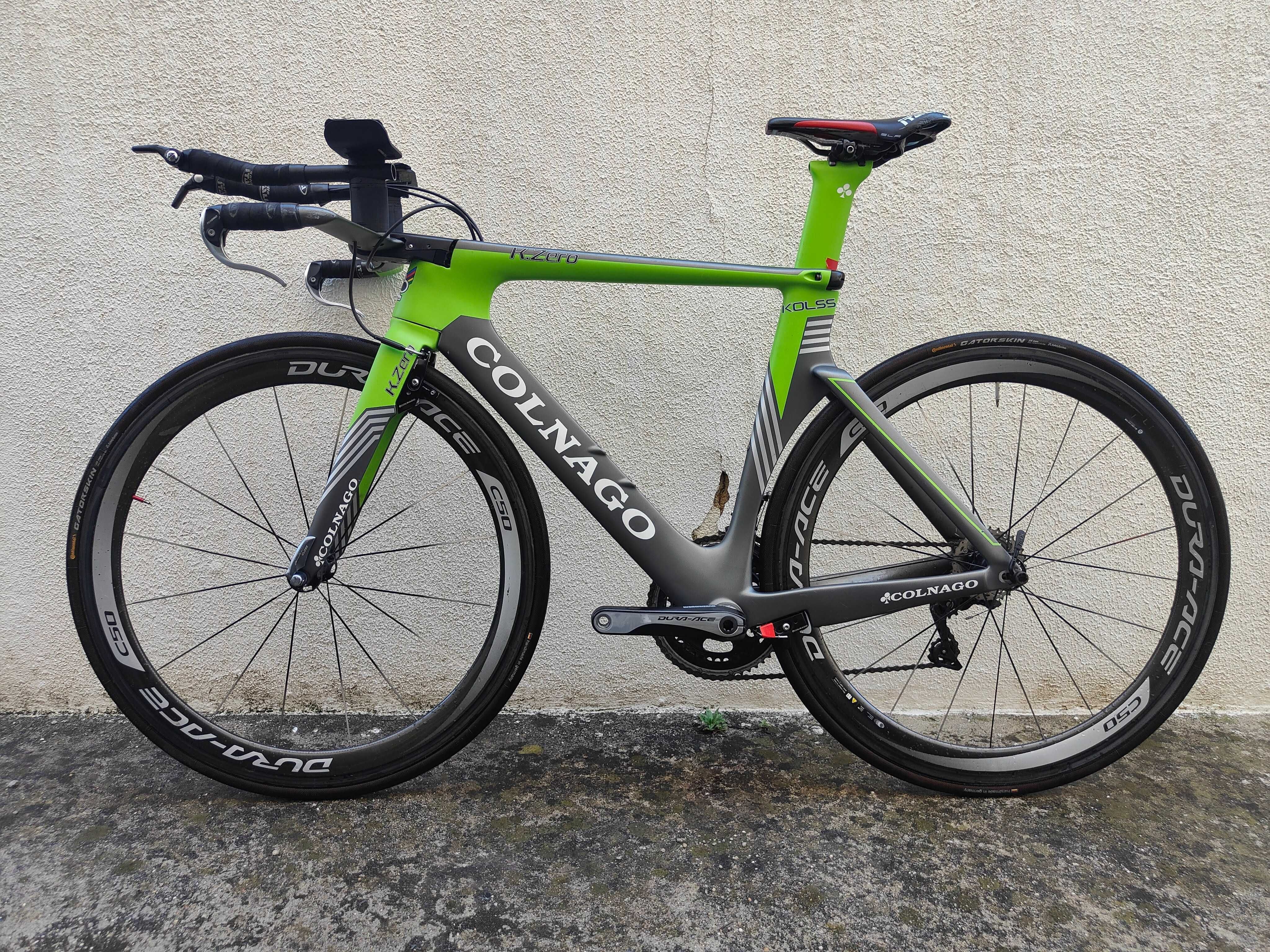 Bicicleta Colnago KZero TT Contra-Relógio Cabra 54 Dura Ace Ultegra