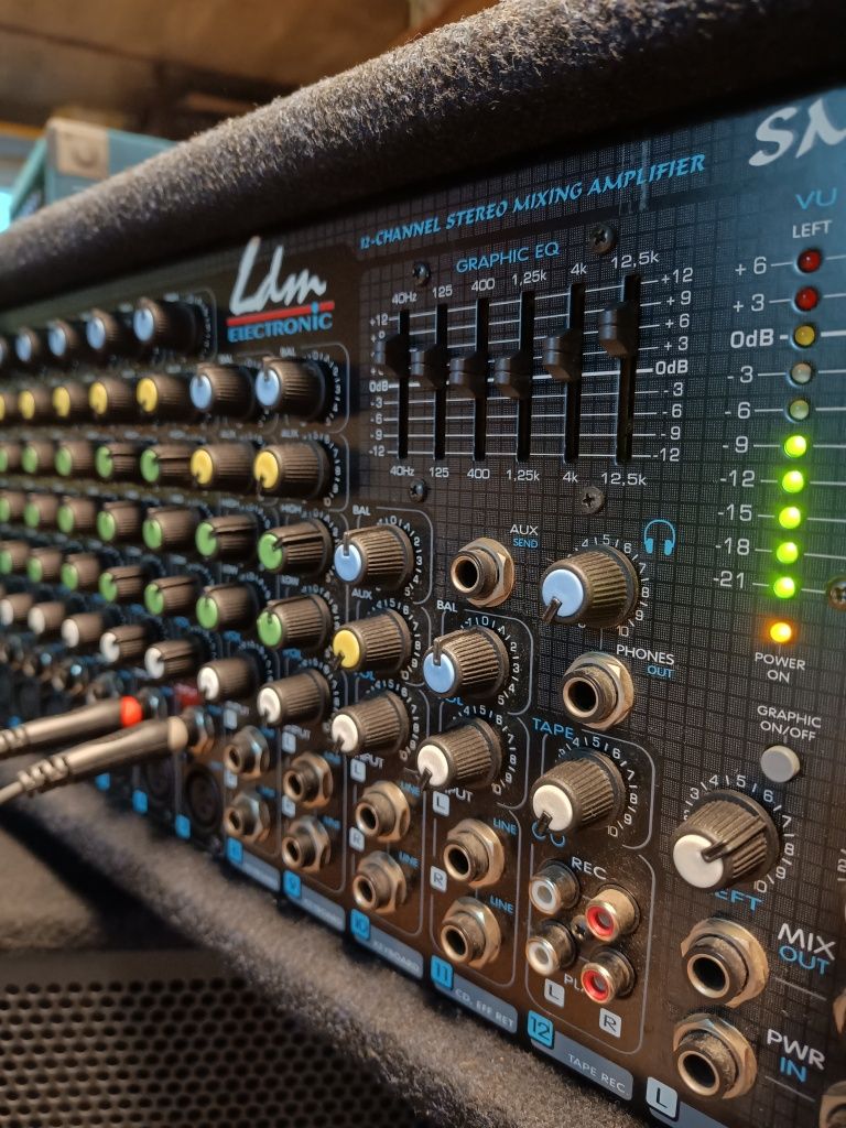 Powermixer LDM SMX-12 eq! stan kolekcjonerski powermikser