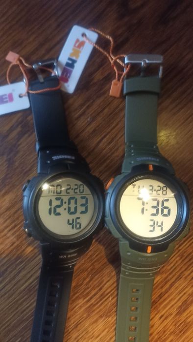 Новый.Часы наручные мужские Skmei 1068 оригинал Чёрный 1560