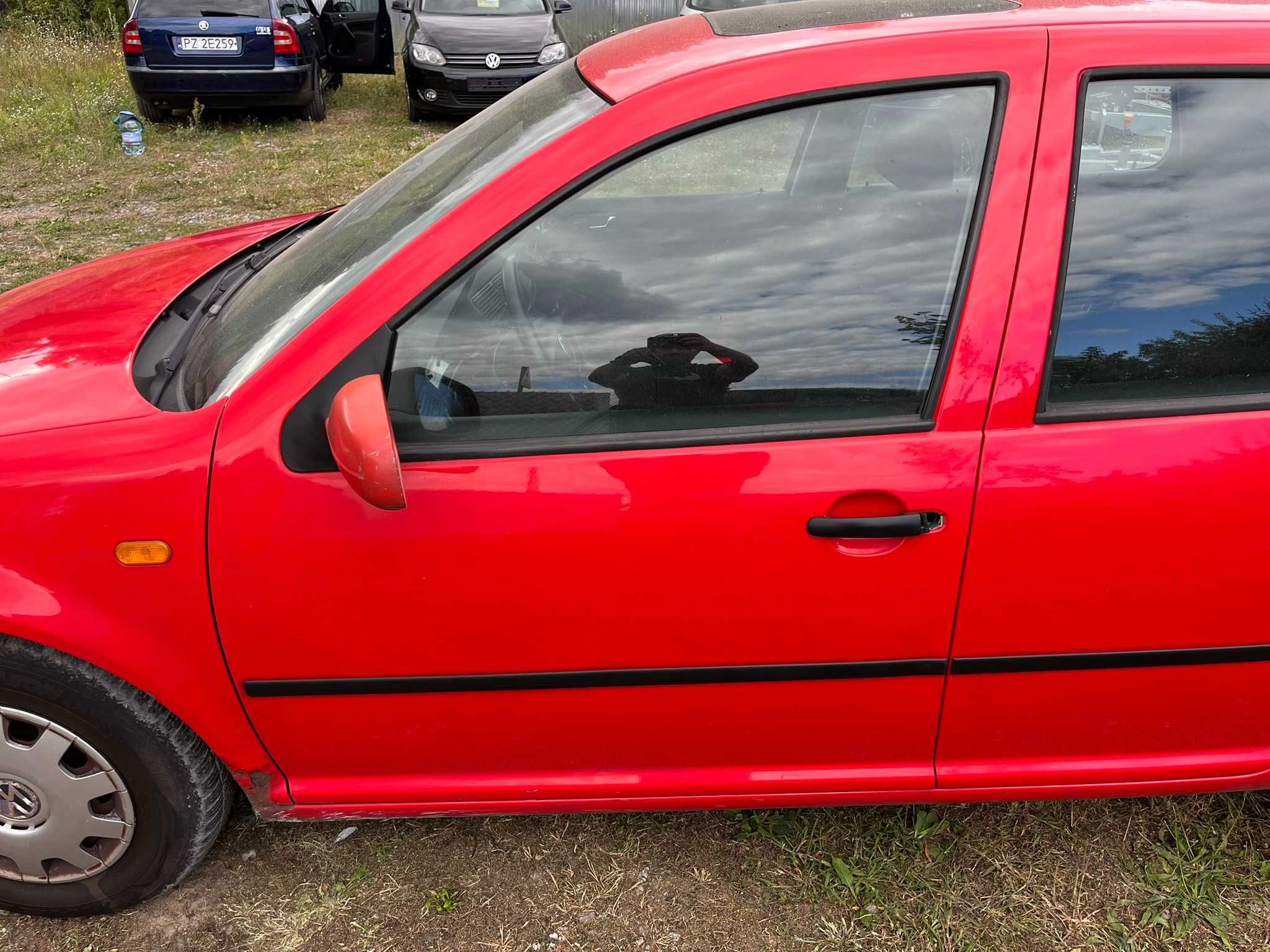 drzwi przód przednie lewe vw golf iv 4 1j0 1997 - 2006 5d 5 drzwi lp3g