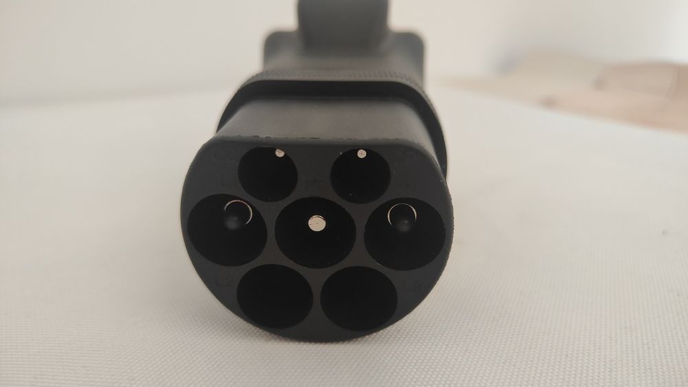 Adaptador ficha macho schulko carros eléctricos