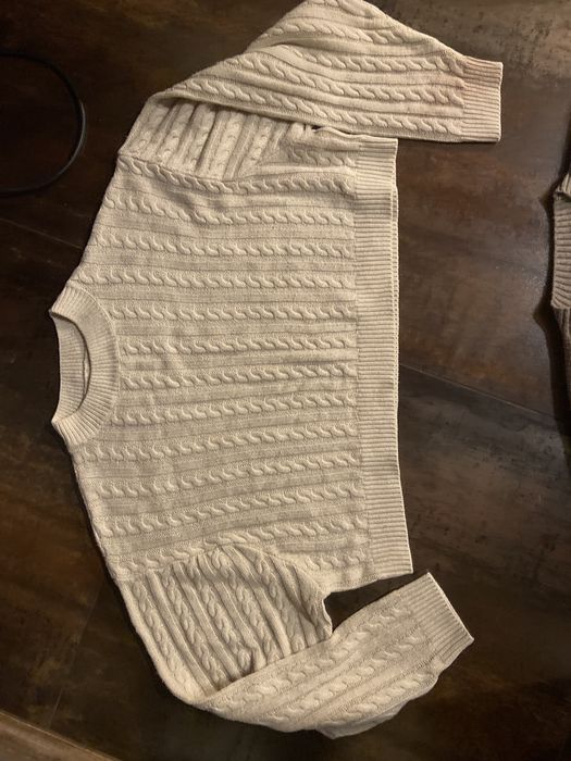 Sweter bezowy Sinsay M