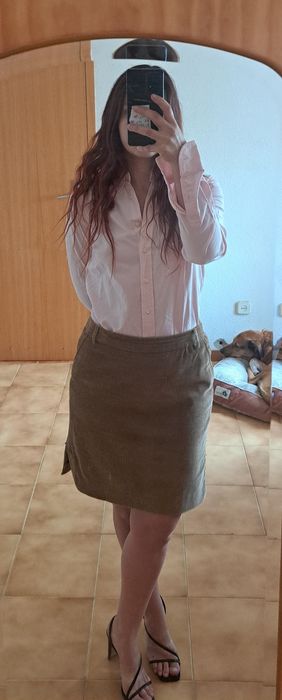 Camisa rosa • Quebramar básica • S