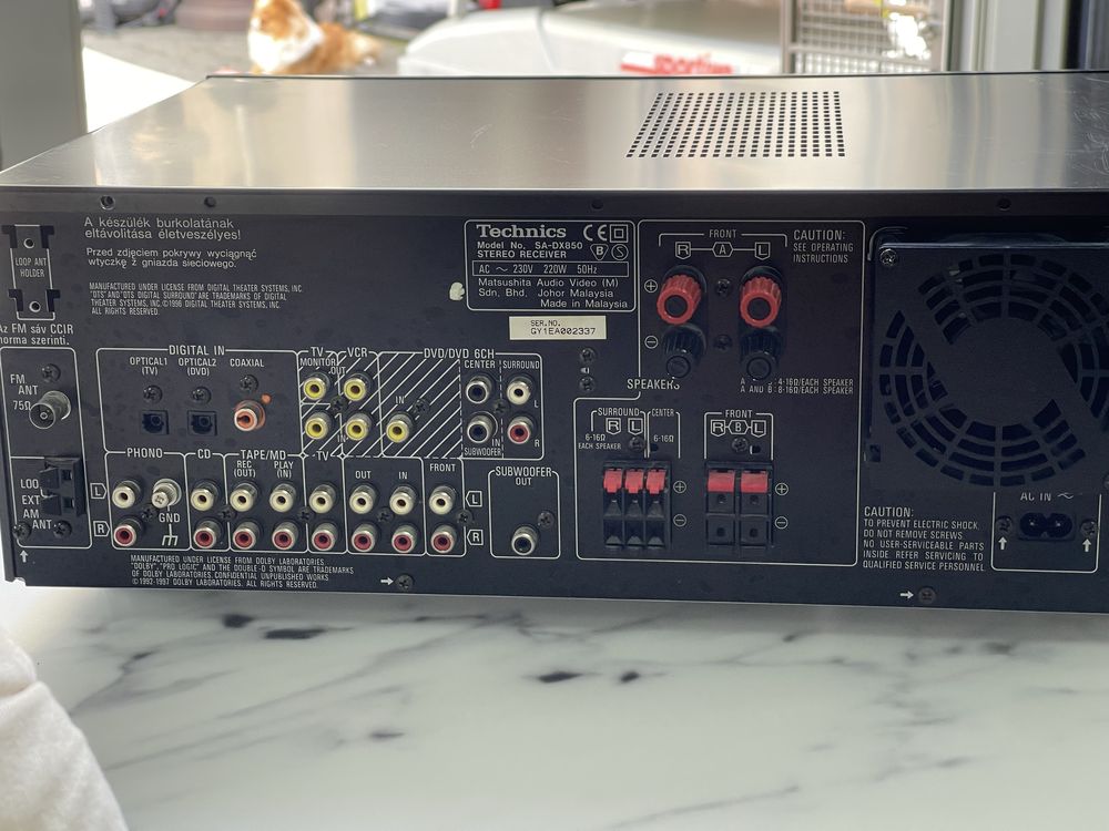 Amplituner TECHNICS SA-DX750 5.1 gwarancja fv