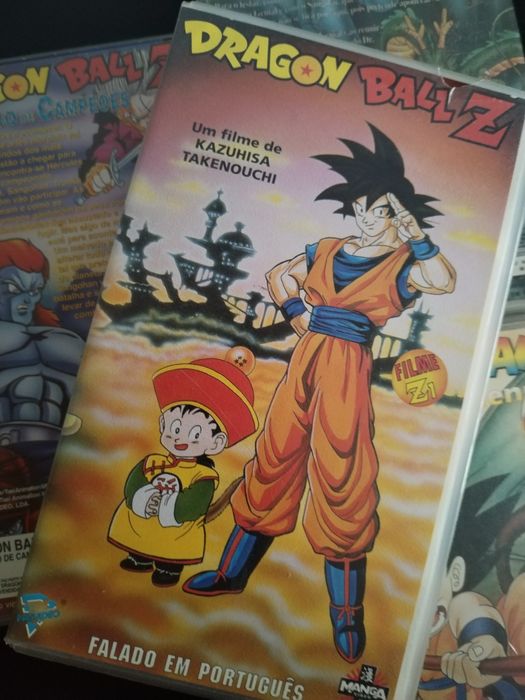 4 VHS dragon ball (1° filme da série)