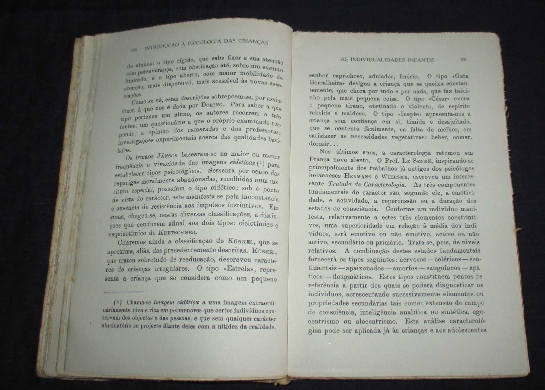 Livro Introdução à Psicologia das Crianças Emile Planchard