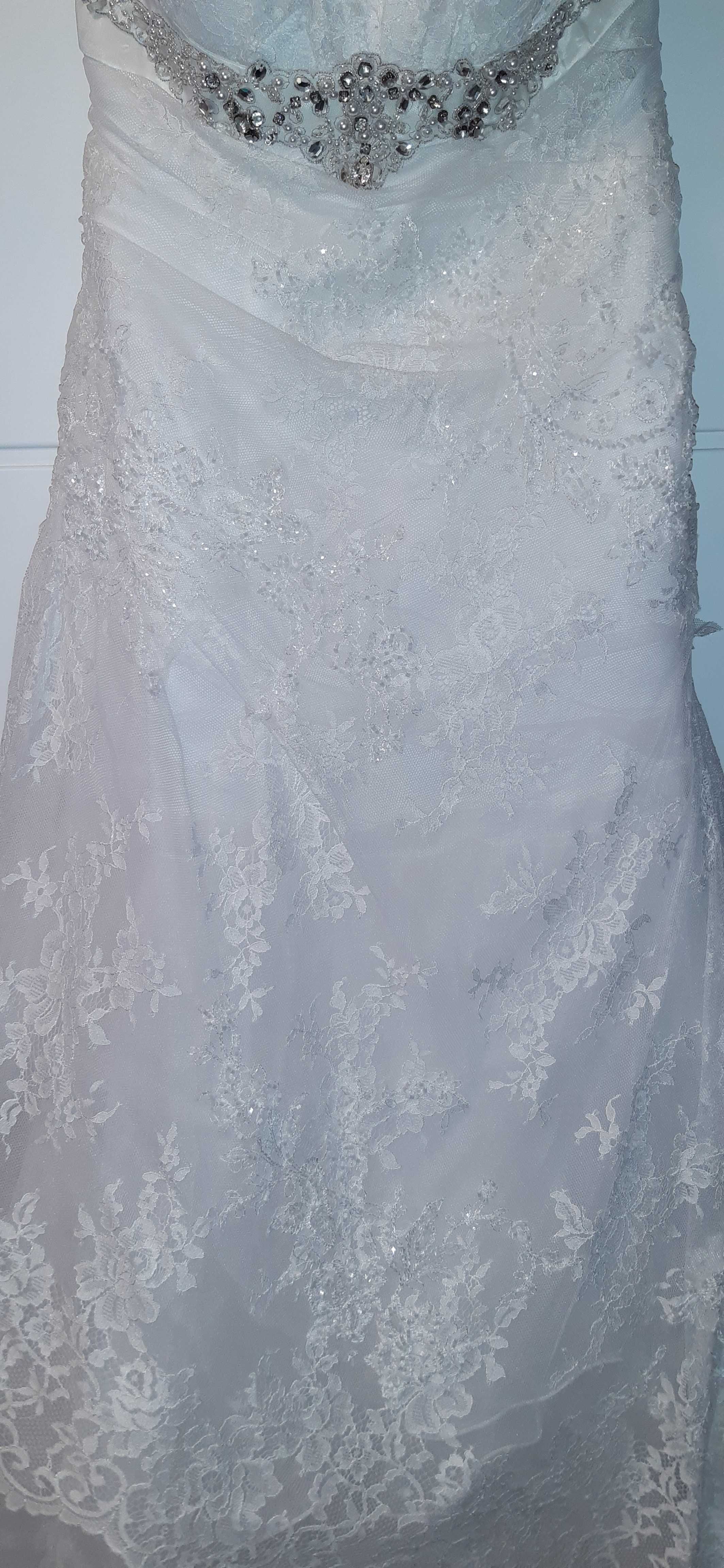 Suknia Ślubna biała MS Moda Sienna 36/38