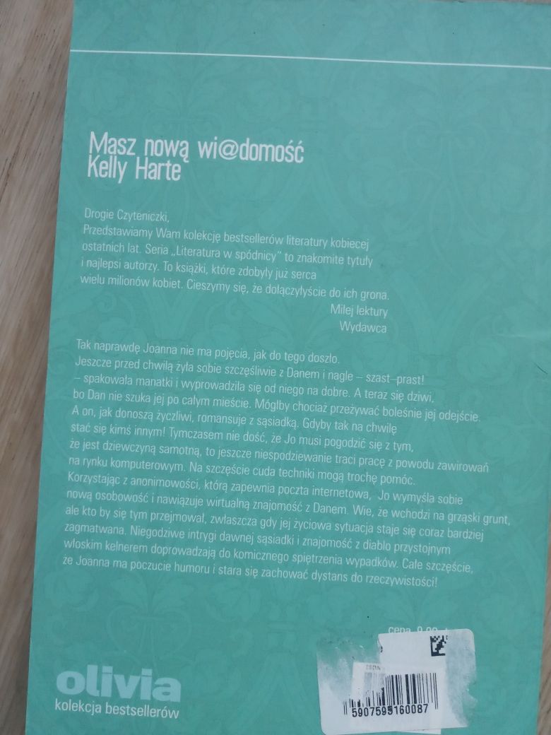 Masz nową wiadomość Kelly Harte