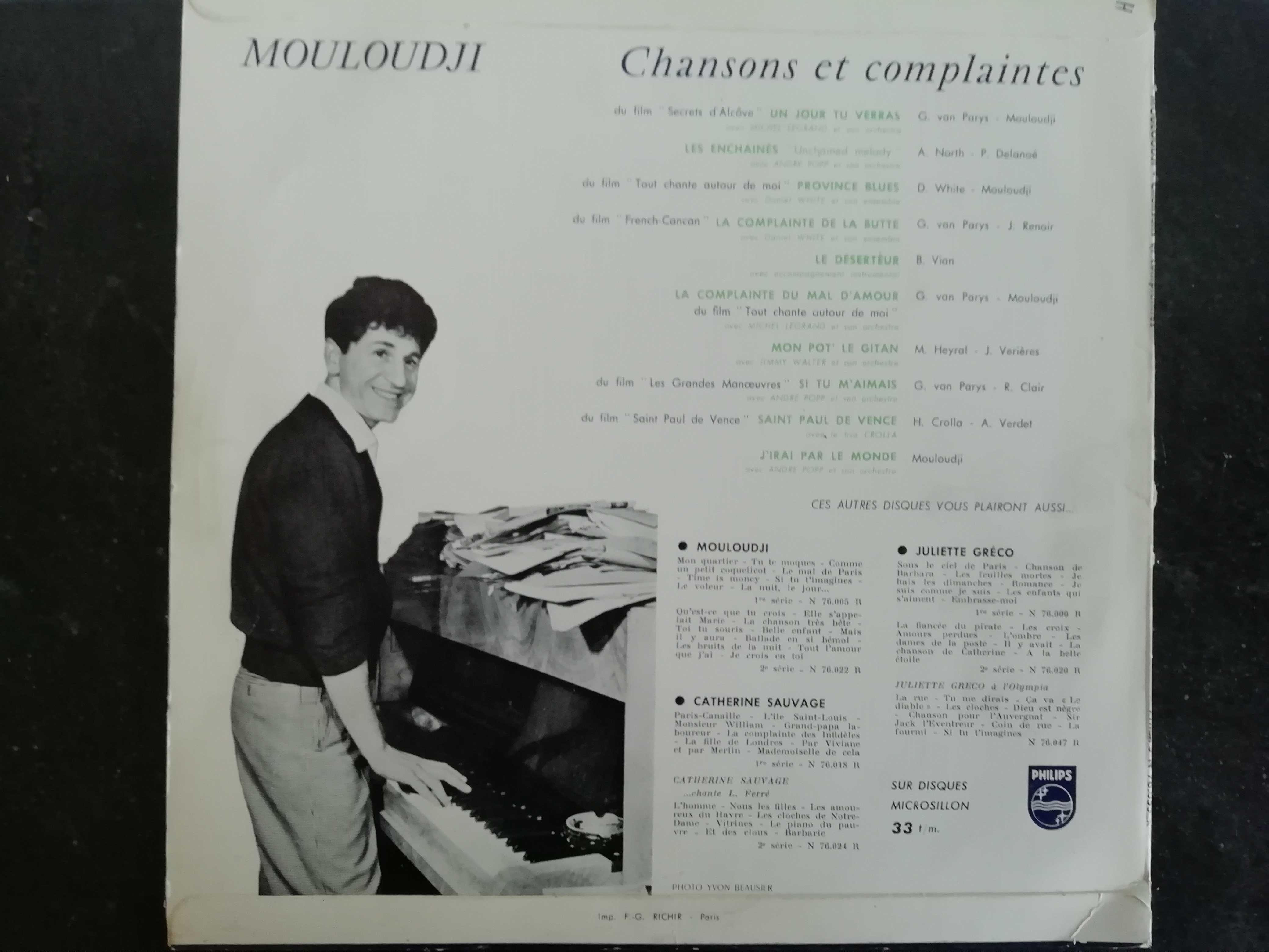 Vinil Mouloudji (2 vinis)