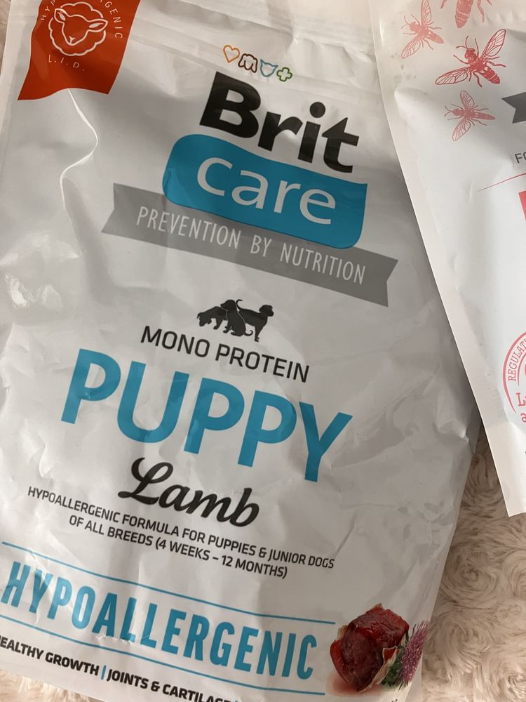 Brit zestaw. Puppy. Jagnięcina z ryżem plus przysmaki.
