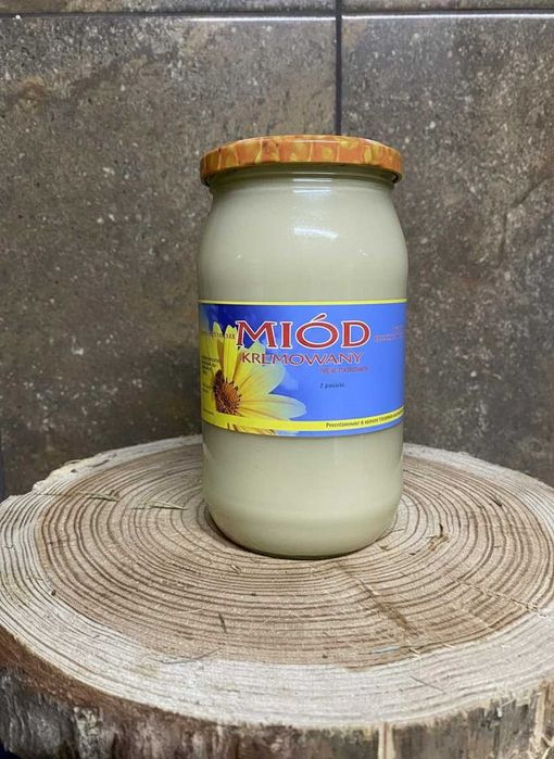 Miód kremowany wielokwiatowy 2025 - Z WŁASNEJ PASIEKI!