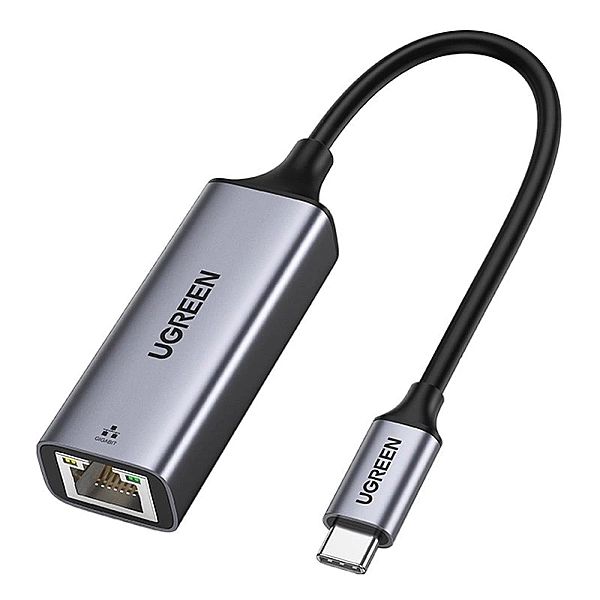 Ugreen zewnętrzna karta sieciowa RJ45 - USB Typ C (1000 Mbps/ 1 Gbps)G