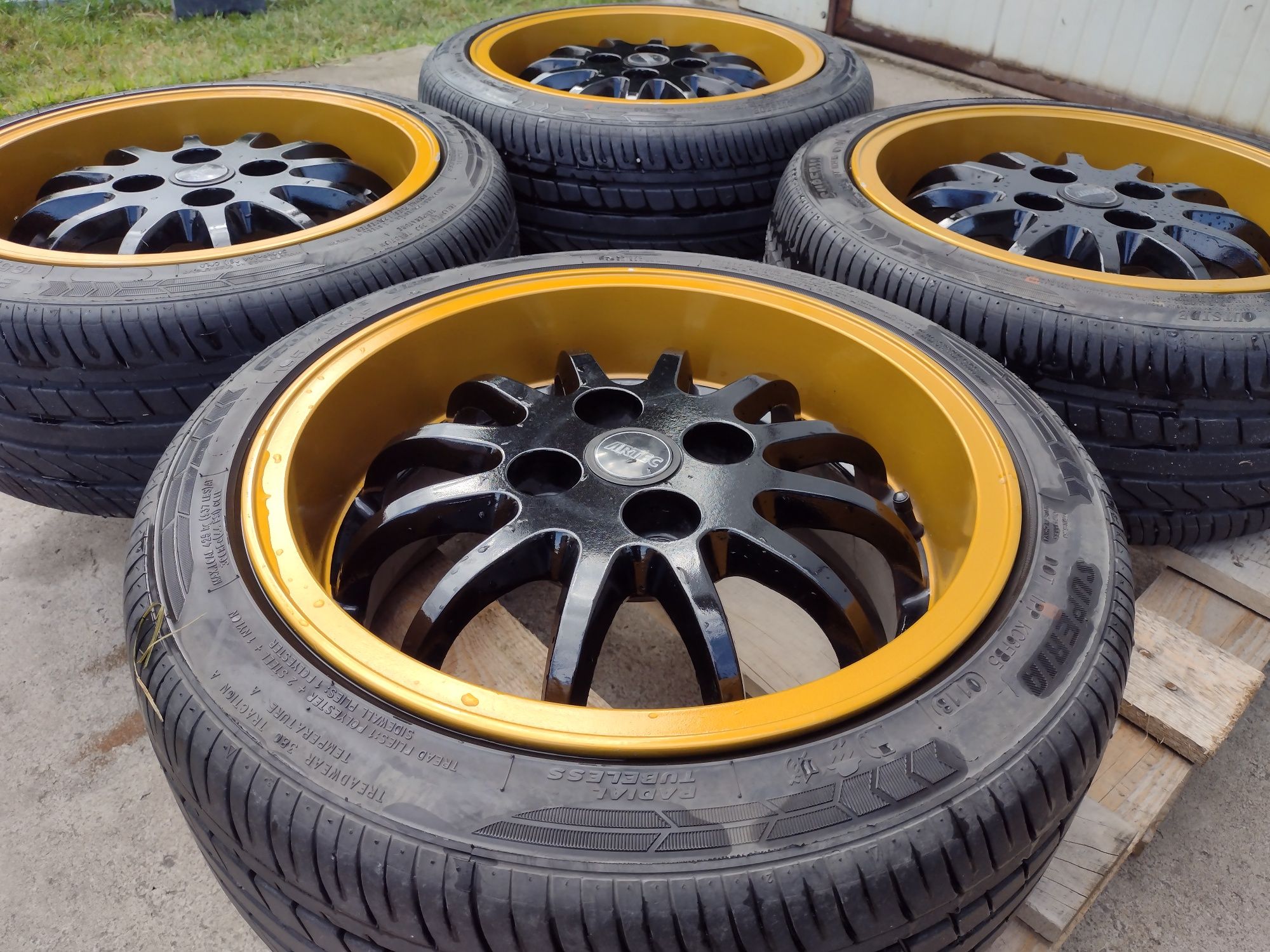 Alufelgi aluminiowe 4x100 195/45R15, opel, VW,lupo,pełne koła, letnie