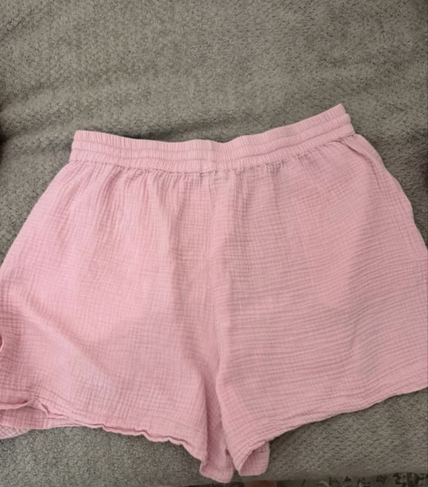 Komplet muślinowy różowy