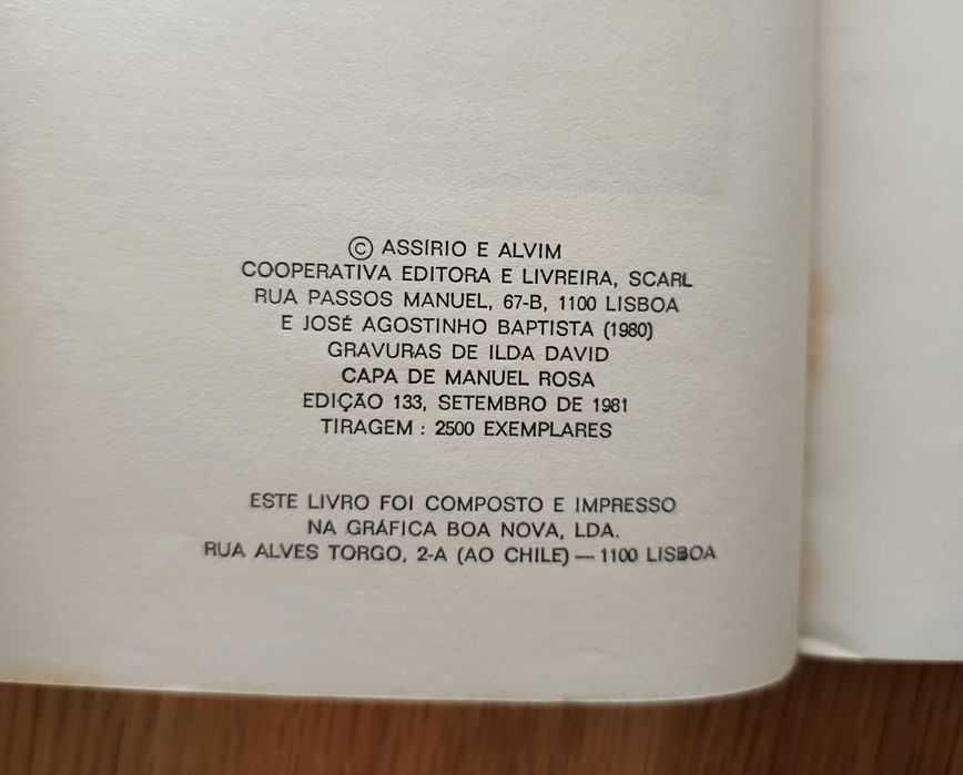 O Último Romântico - José Agostinho Baptista (portes inc.)