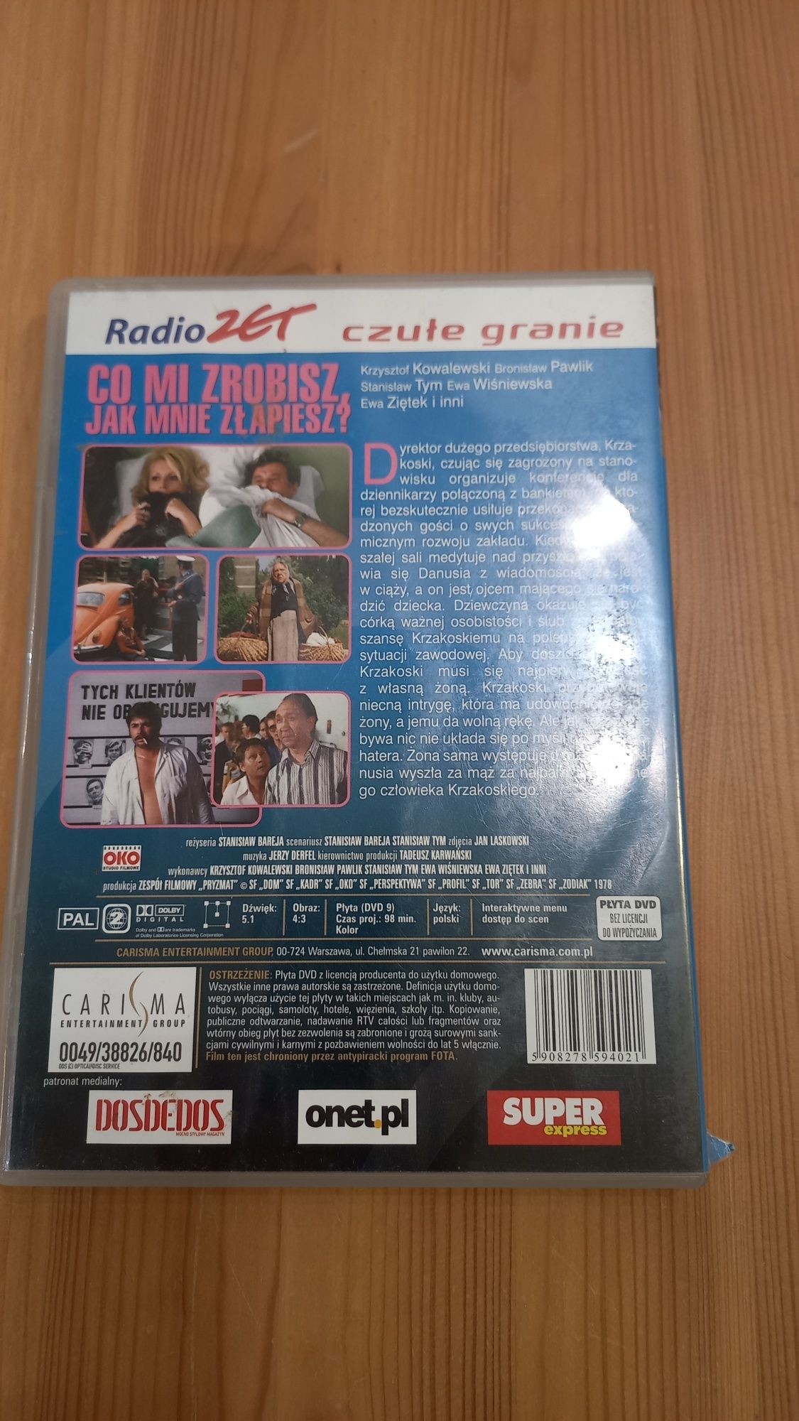 Kultowe polskie komedie PRL MIŚ oraz Co Mi Zrobisz Jak Mnie Złapiesz