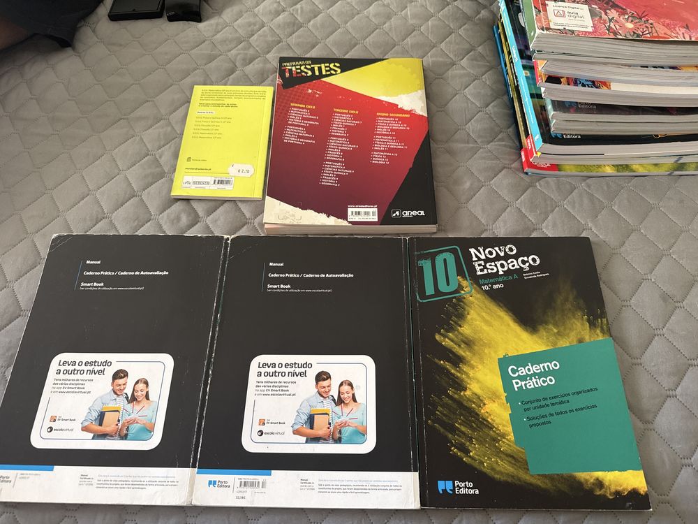 Novo Espaco 10 com oferta preparar os testes e SOS Matematica